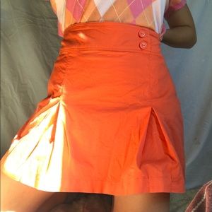 Orange tennis skort / skirt